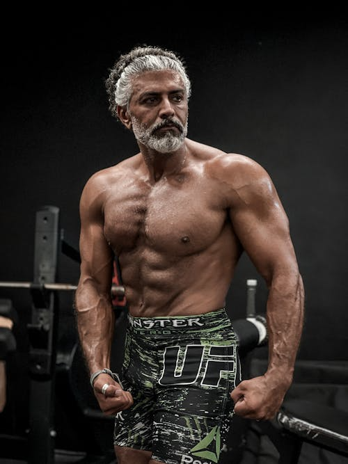 Fitness portrait background