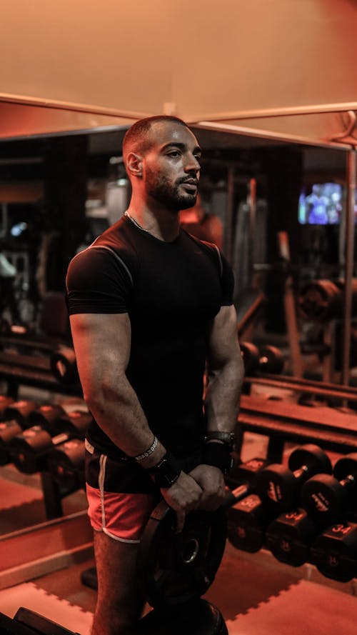 Fitness portrait background