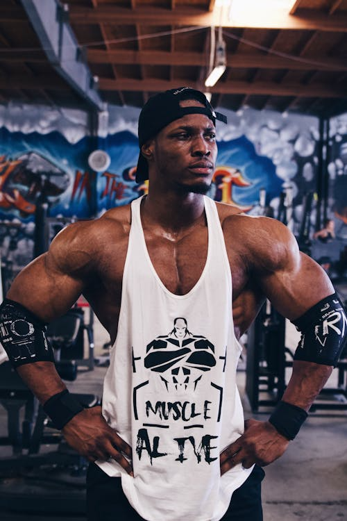 Fitness portrait background